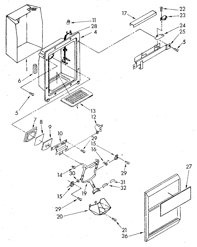 DISPENSER FRONT