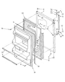 Refrigerator door