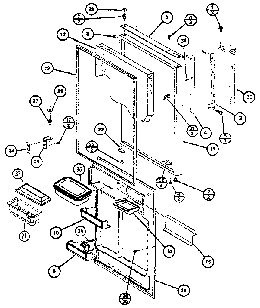 REFRIGERATOR DOOR