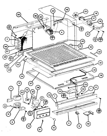 Refrigerator freezer functional