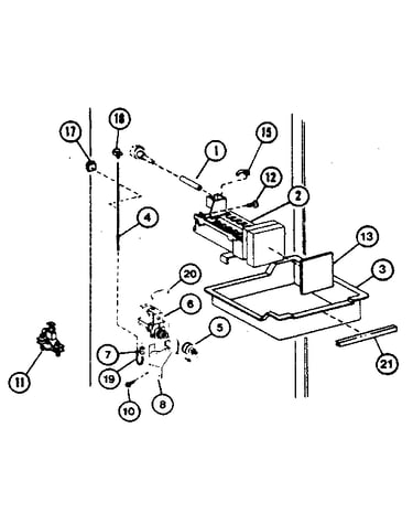 Add on ice-maker
