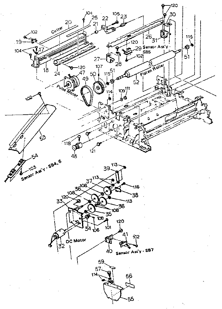 PLOTTER, CUTTER UNIT MODEL 3530D