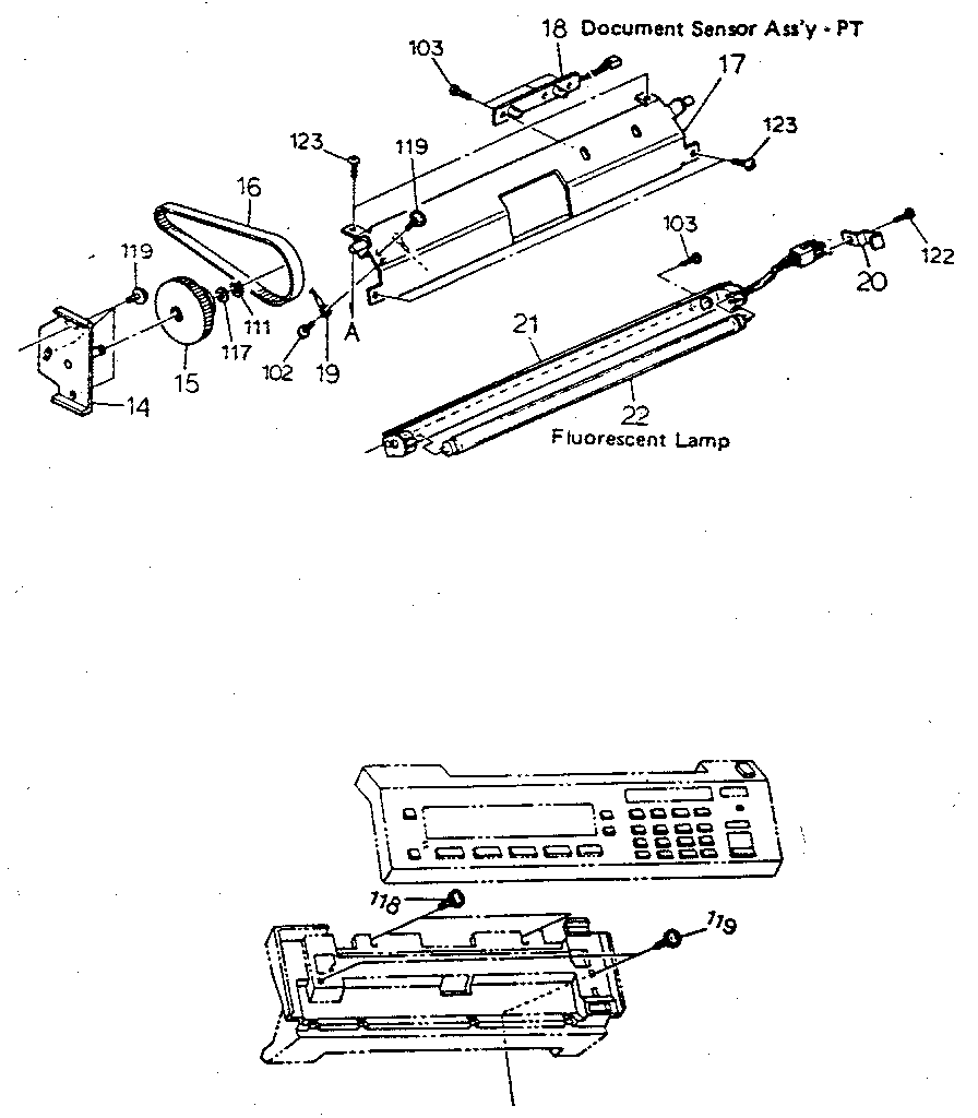 ADF, SCANNER UNIT MODEL 3530D