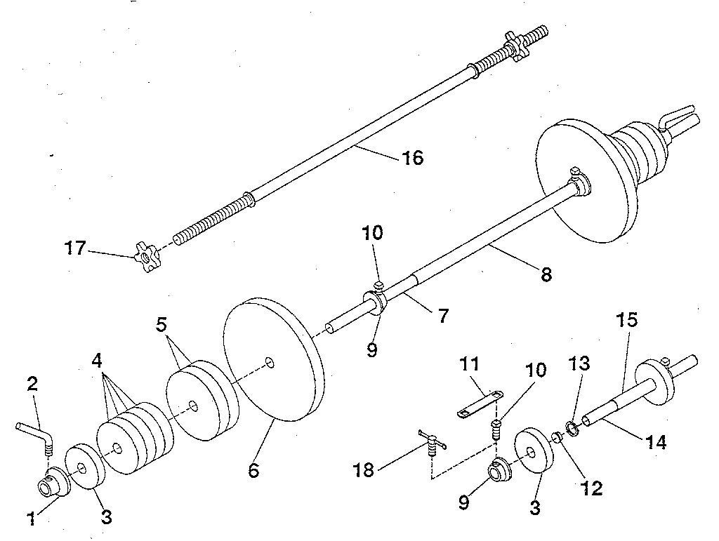 Barbell set