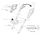 Toro 1410 handle assembly diagram