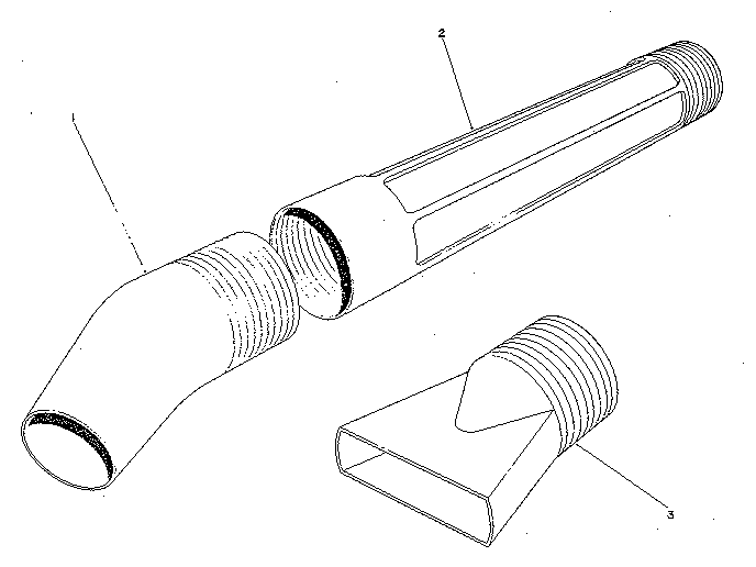 Blower tube assembly