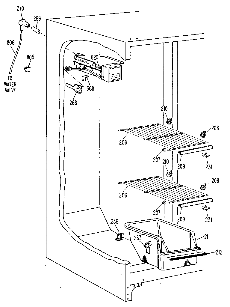 Freezer section