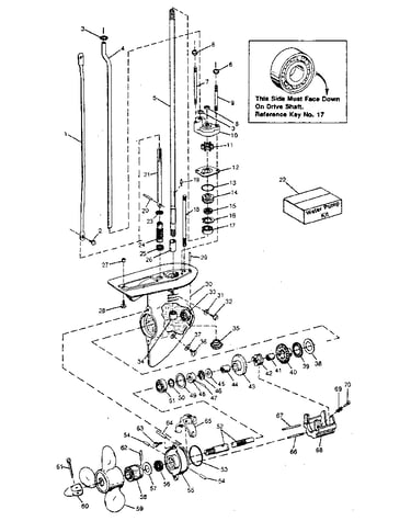 Gear housing assembly