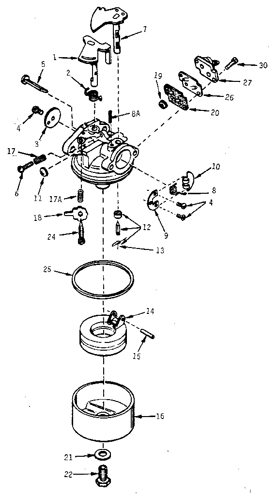 Carburetor nos.