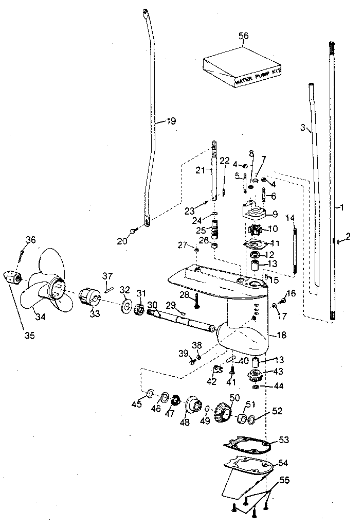 Gear housing assembly