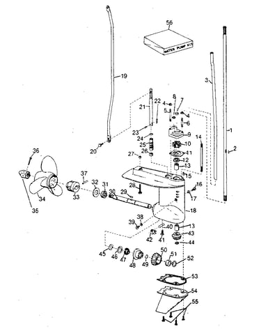 Gear housing assembly