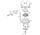 Craftsman 217586612 rewind starter assem. 590420 diagram