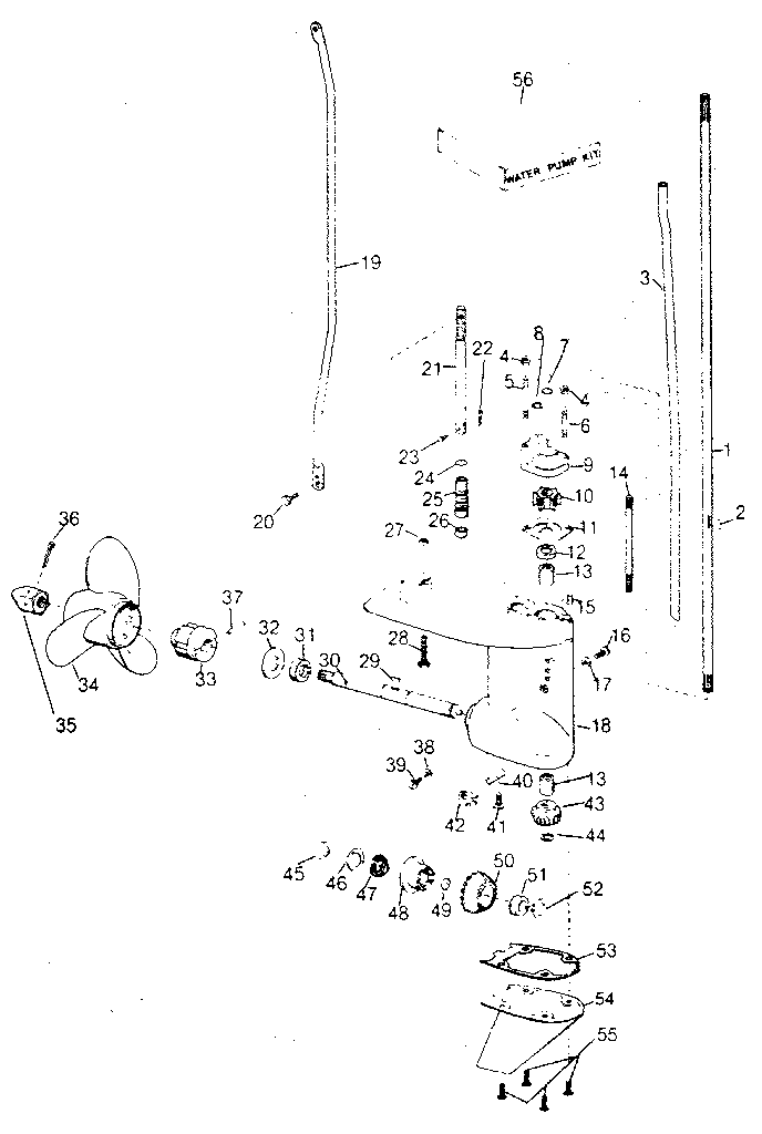 Gear housing assembly