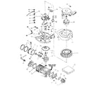 Craftsman 217586610 engine assembly type no. 643-29ba & 643-35 diagram