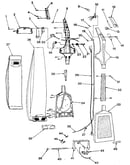 Handle and bag housing