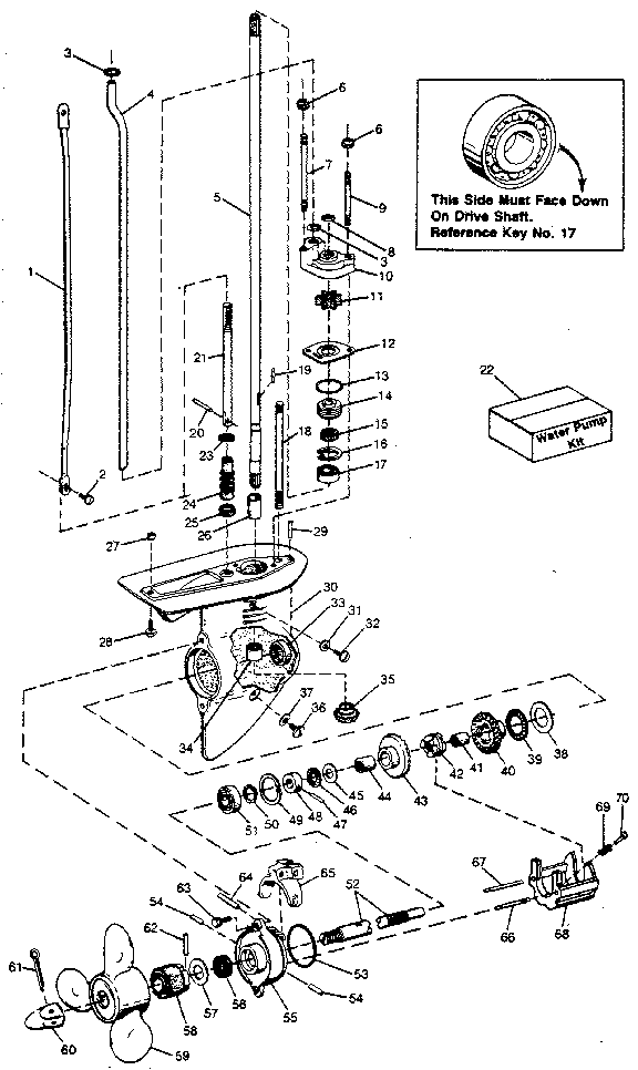 Gear housing assembly