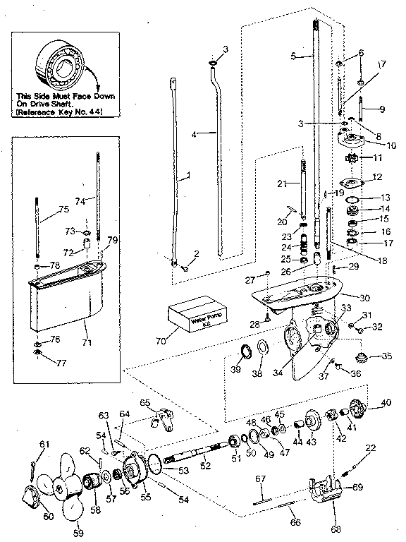 Gear housing assembly