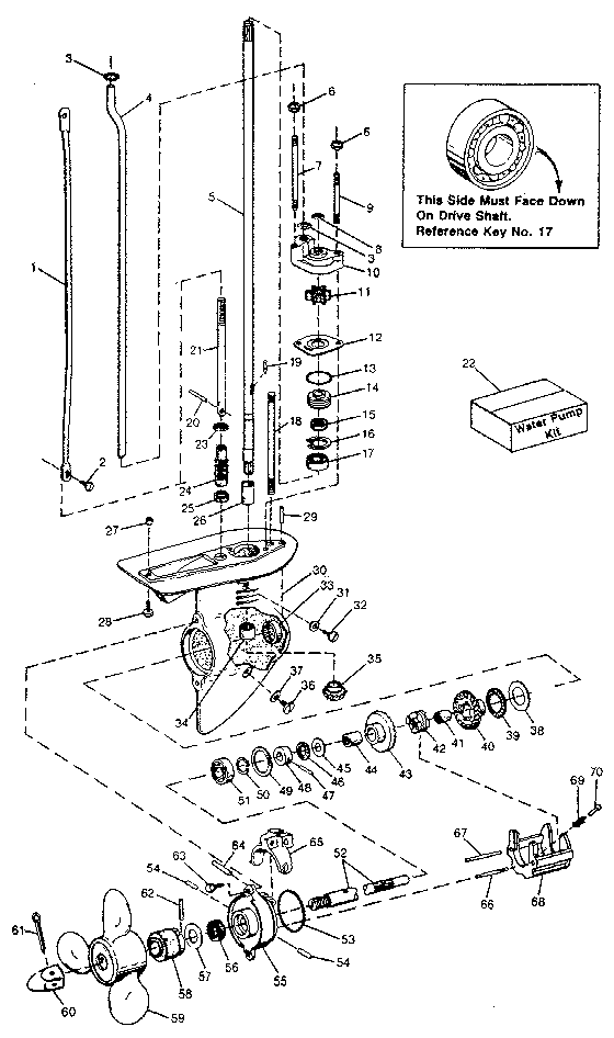 Gear housing assembly