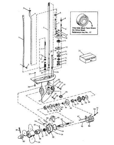 Gear housing assembly