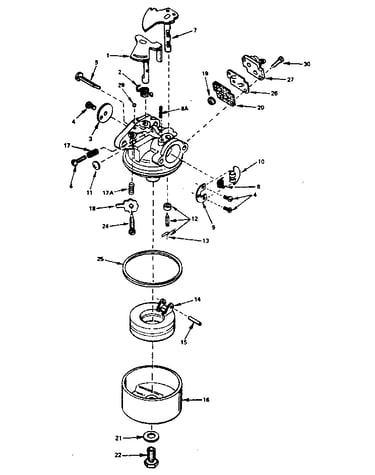 Carburetor no. 632056a