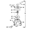 Sears 167410190 backwash valve complete assembly diagram
