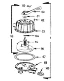 Backwash valve complete assembly