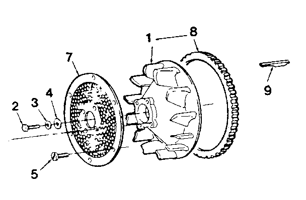Blower wheel with screen