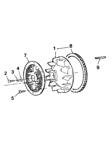 Blower wheel with screen
