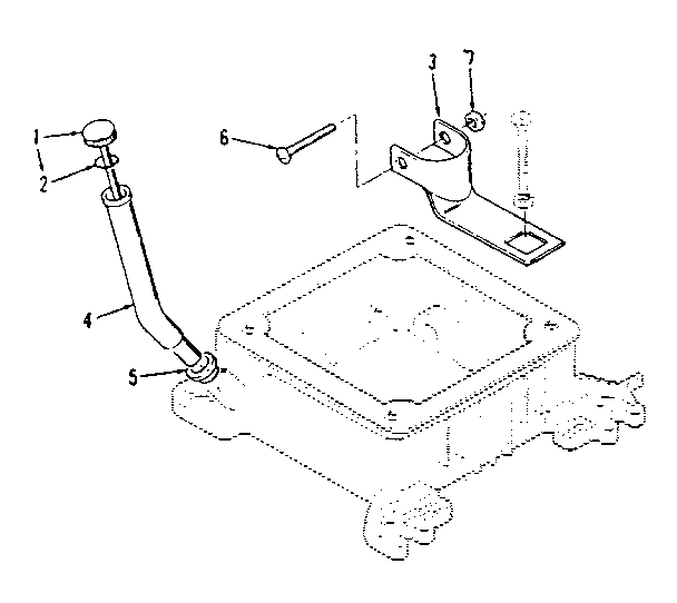 Oil fill tube & bracket
