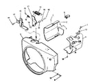 Craftsman 73910896B blower housing and governor diagram