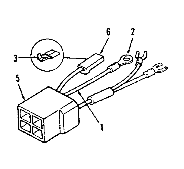 WIRING HARNESS (4 LEADS)