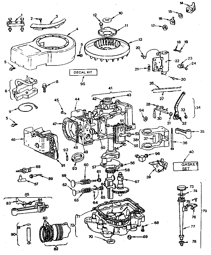 Cylinder block group