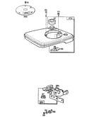 Carburetor control plate and fuel tank