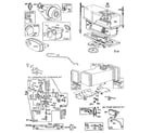 Briggs & Stratton 280700 TO 281799 (0111 - 0111) fuel tank, carburetor, and air cleaner assembly diagram