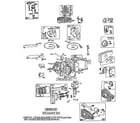Briggs & Stratton 114900 TO 114999 (0015 - 0054) replacement parts diagram