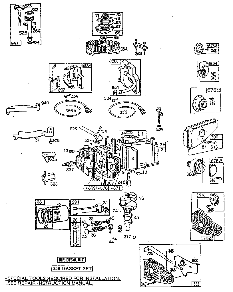 Replacement parts