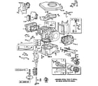 Briggs & Stratton 400700 TO 400799 (1200 - 1200) engine assembly diagram