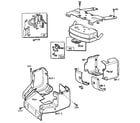 Briggs & Stratton 400700 TO 400799 (1200 - 1200) top plate assembly diagram