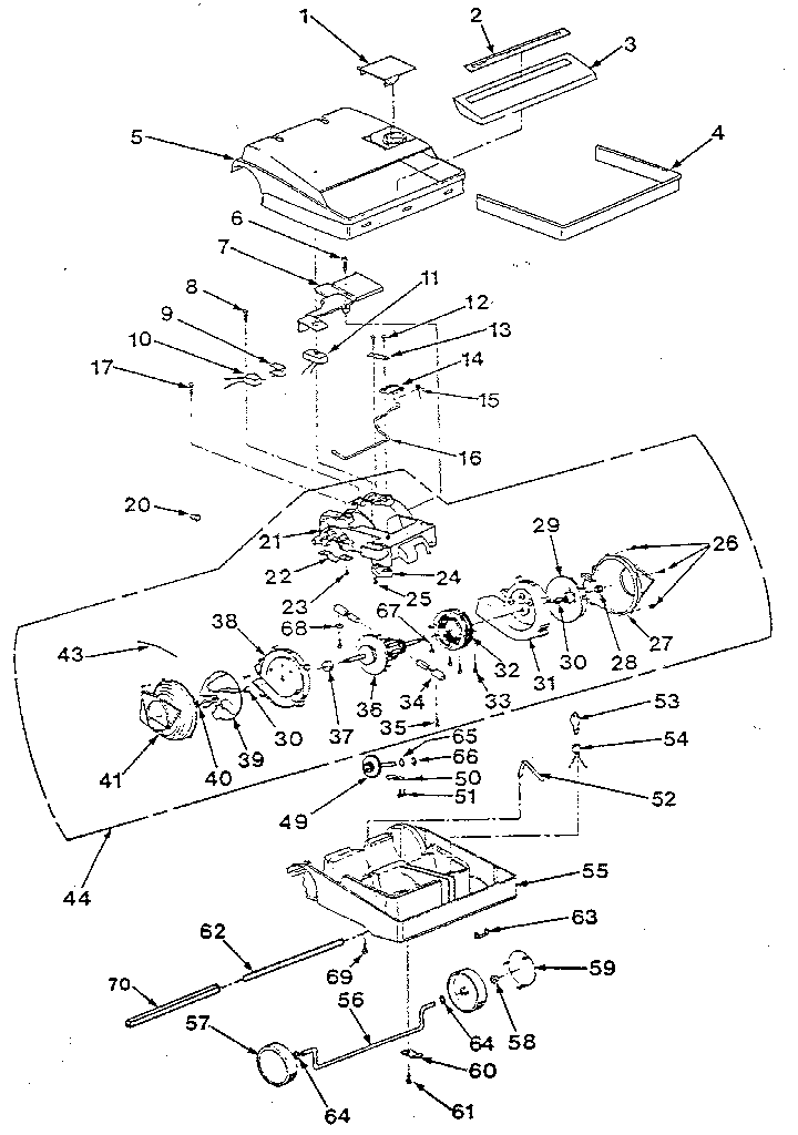 NOZZLE AND MOTOR ASSEMBLY