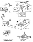 Carburetor and fuel tank assembly