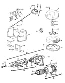 Alternator and starter motor group