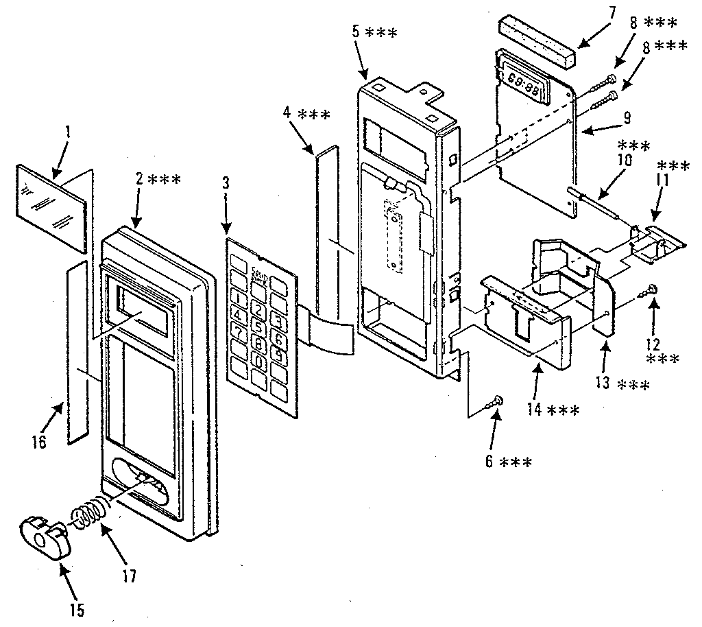 CONTROL PANEL PARTS