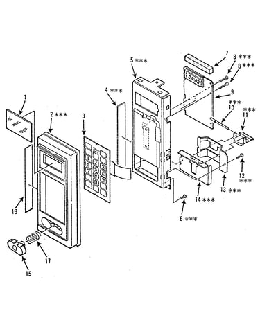 Control panel parts