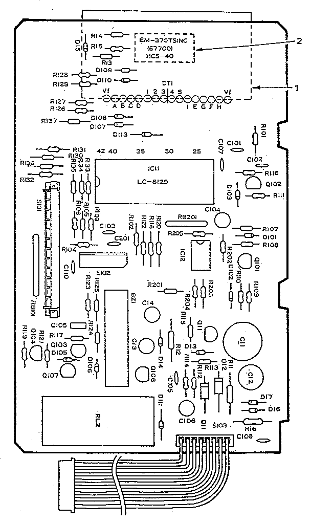 POWER AND CONTROL CIRCUIT BOARD (PART NO. 15129)