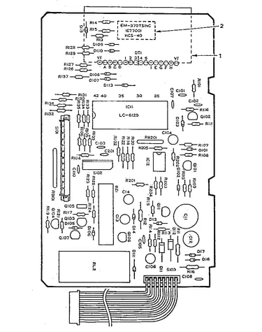 Power and control circuit board (part no. 15129)