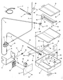 Broiler and oven burner section
