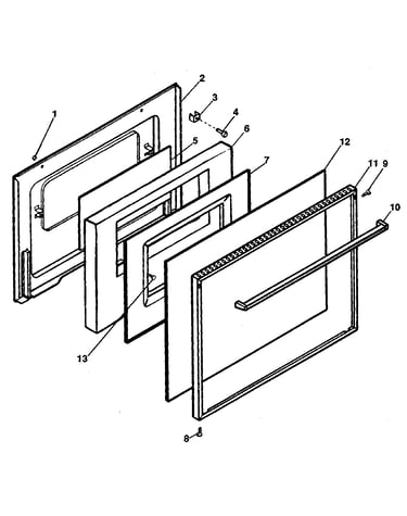 Oven door