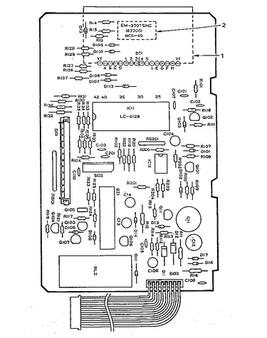 Power and control circuit board (part no. 15129)