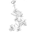 Craftsman 502254262 steering system diagram