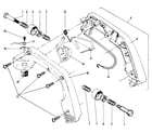 McCulloch WILDCAT 11600160-03 figure 3 - handle assembly diagram